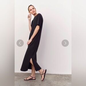 AYR The Practice Dress Womens Small Heavyweight Cotton Crewneck Tee Asphalt